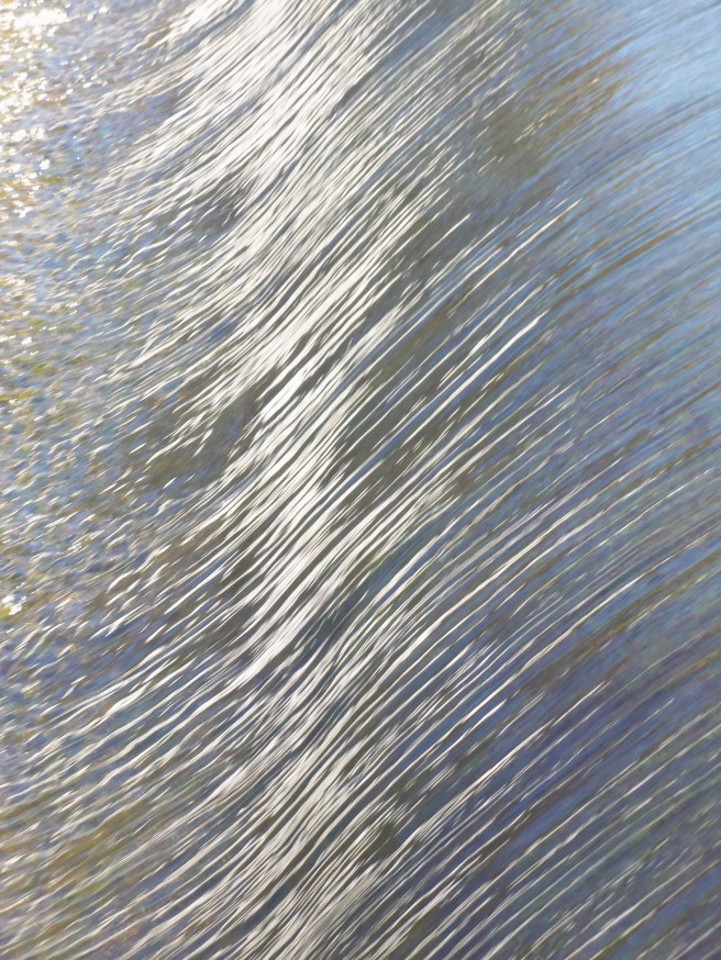 The current runs clear.