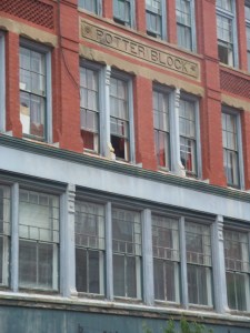 In those days, every building could be a "block."