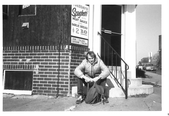 My introduction to Baltimore, way back when. Think of this when you read my love poems.