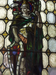 A detail of one of the angels.