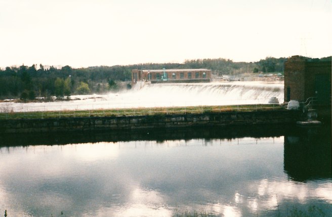 The Amoskeag dam sits atop a waterfall. I lived just upstream.