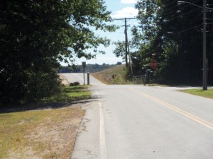 Nimble Hill Road is quite a contrast to the congestion around the mall and big-box stores on the other side of the turnpike.