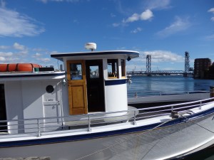 The MV Heritage in Portsmouth Harbor. 