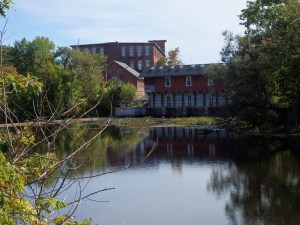 A view of Somersworth from the Salmon Falls River.