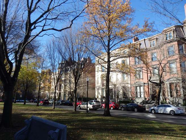 Boulevards lined with housing like this. 