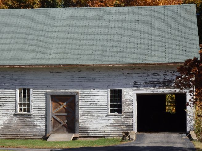 In a solidly residential neighborhood these days, an echo of a more rural past. 