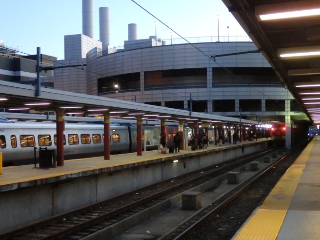 At South Station, Amrak connects to New York City and points south and west. 