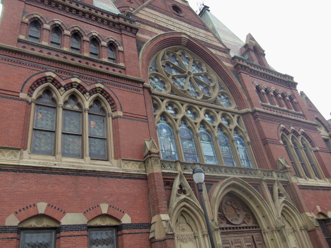 Even on a cold, blustery day, it's hard not to be impressed when approaching its entrance.