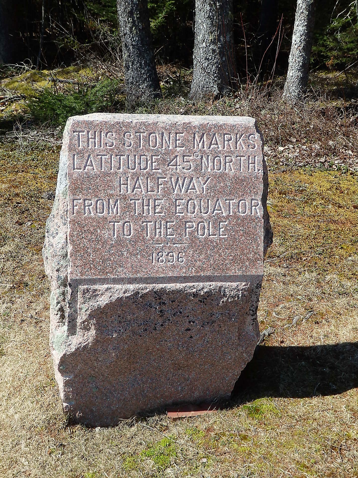 We live on the 45th Parallel – Jnana's Red Barn