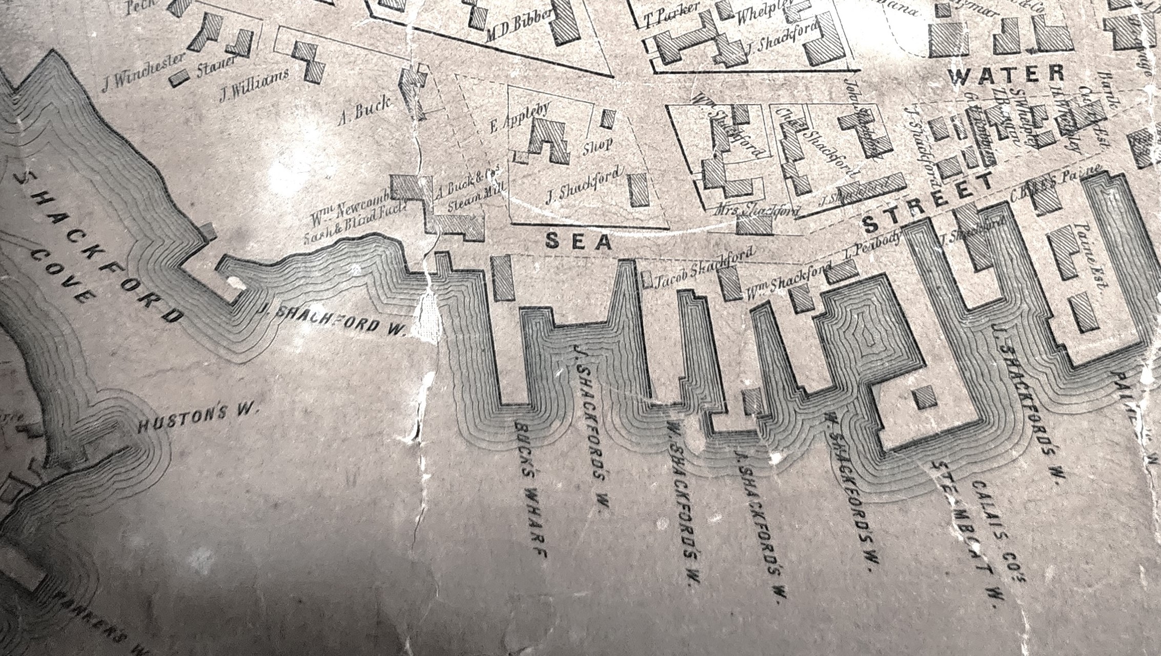 Springport 1853 Map Regarding Samuel Shackford and son Samuel – Jnana's Red Barn